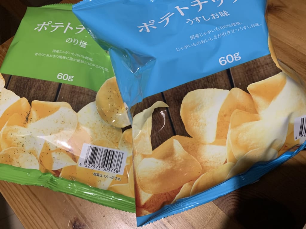 Big-Aプライベートブランドのポテトチップス