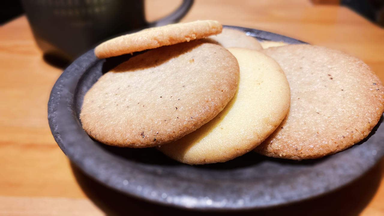 さくさくクッキー.皿盛り