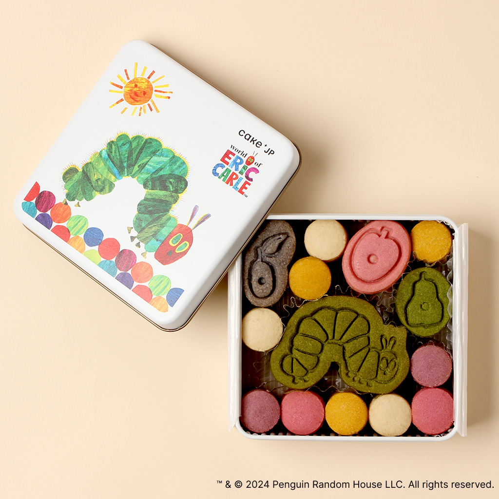 クッキー缶 はらぺこあおむし