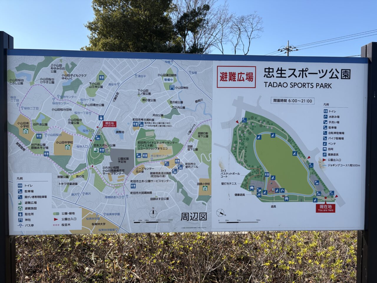 忠生スポーツ公園 マップ
