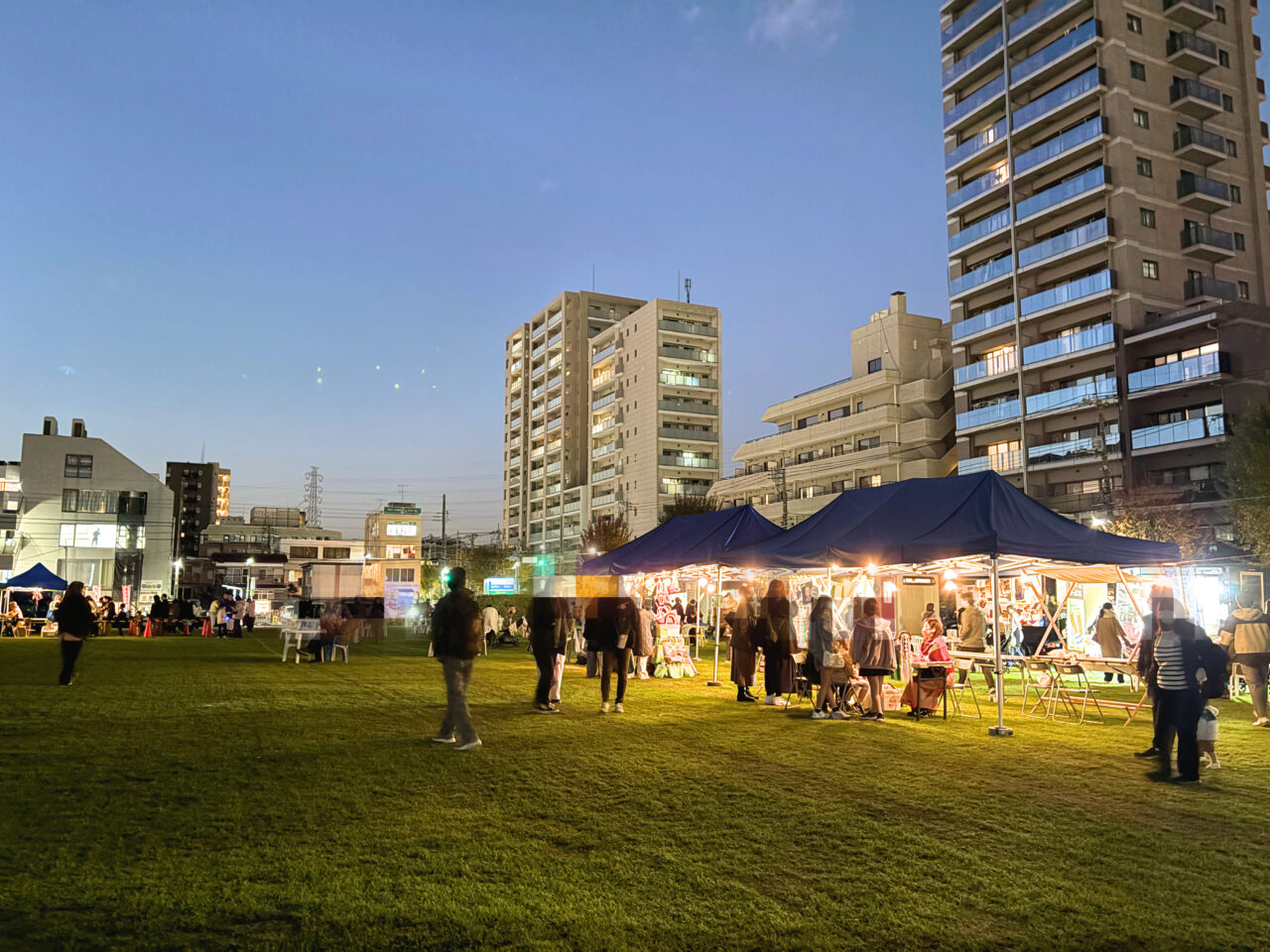 シバヒロマルシェ2025年11月 ナイトマルシェ