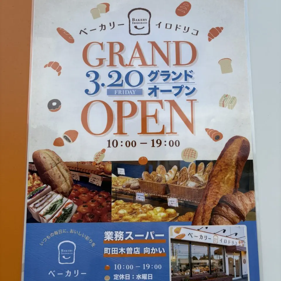 イロドリコ　オープンチラシ