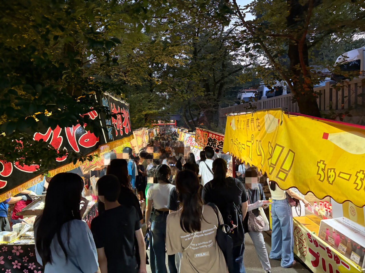 菅原神社 例大祭 参道