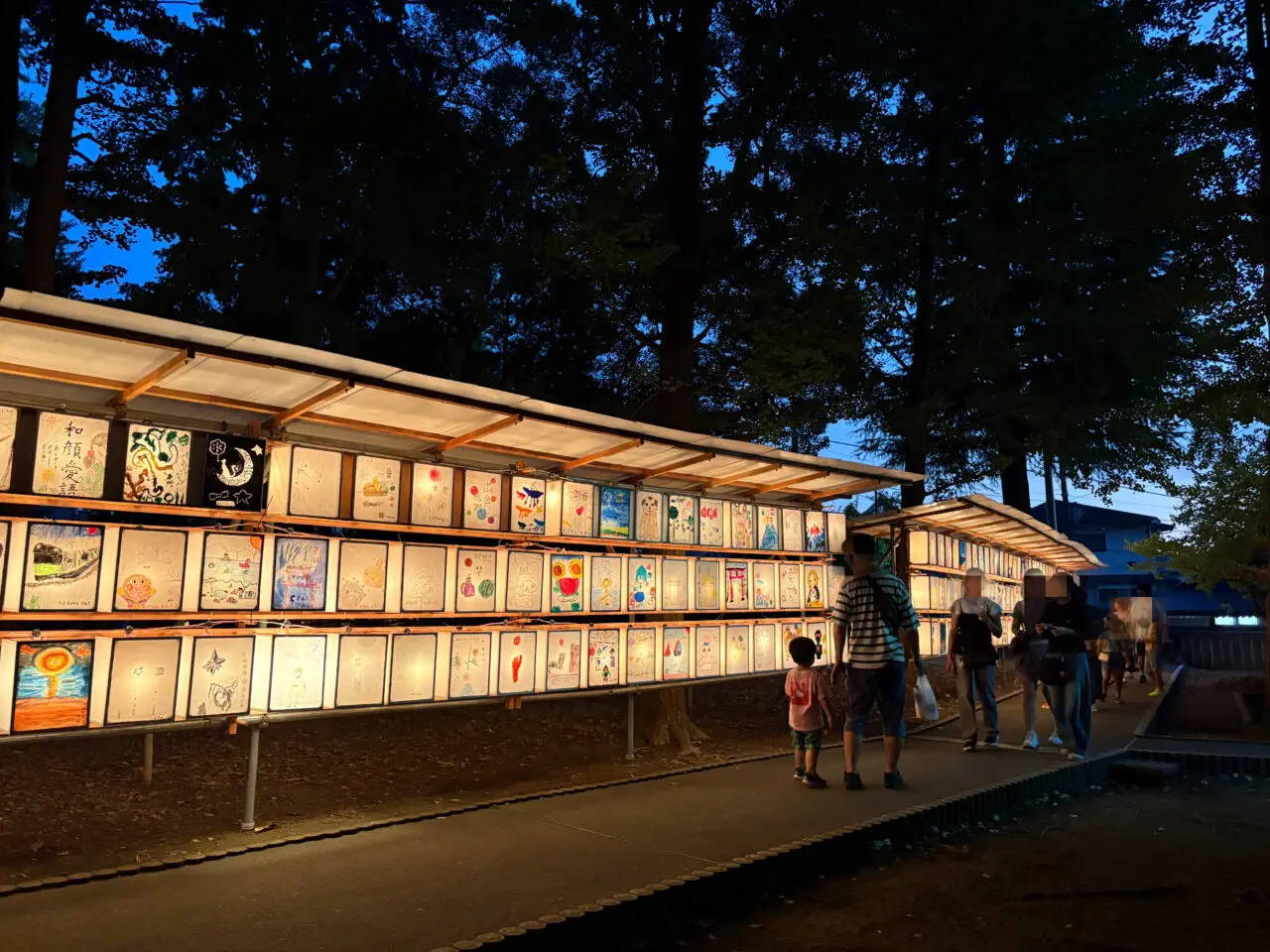 菅原神社 例大祭 絵灯篭