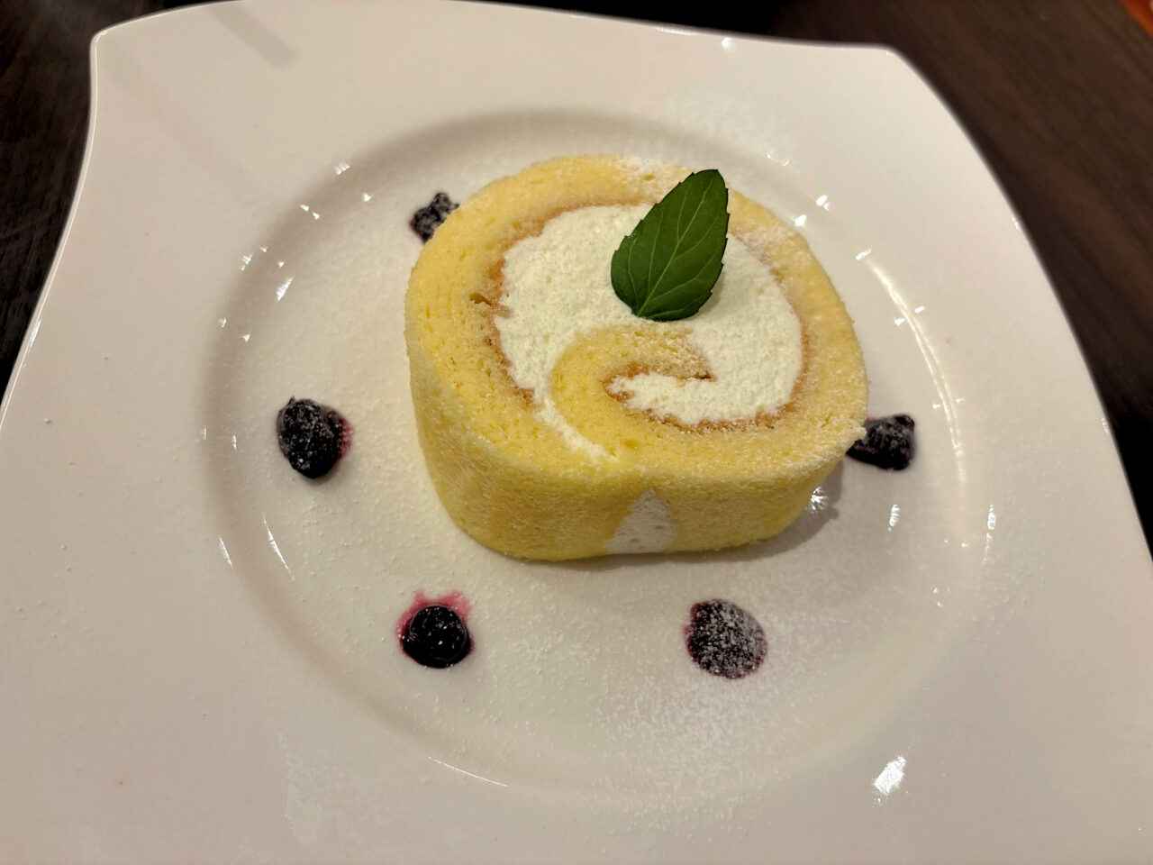 米粉のロールケーキ